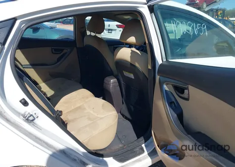 2013 Hyundai Elantra Gls из США, поврежденный, VIN 5NPDH4AE3DH158501